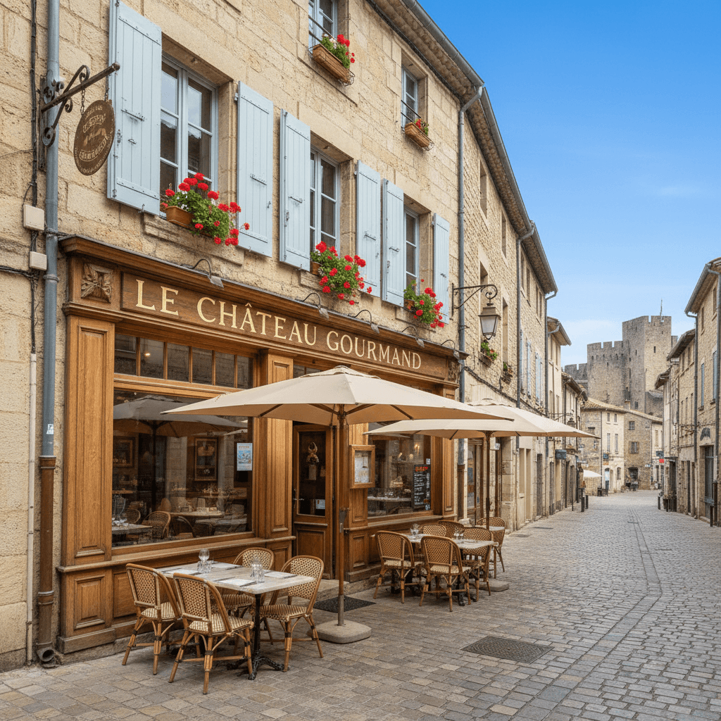 Restaurant 390m² à Carcassonne : terrasse - licence IV - Image 1