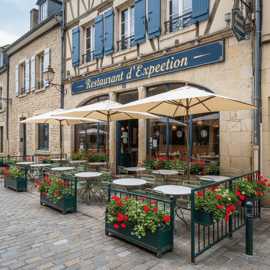 Restaurant à Le Puy-En-Velay : terrasse - licence IV - Image 1