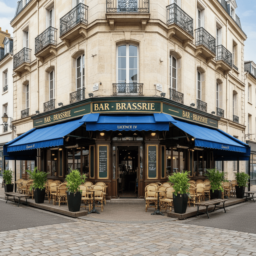 Bar-brasserie à Le Mans : terrasse - licence IV - Image 1
