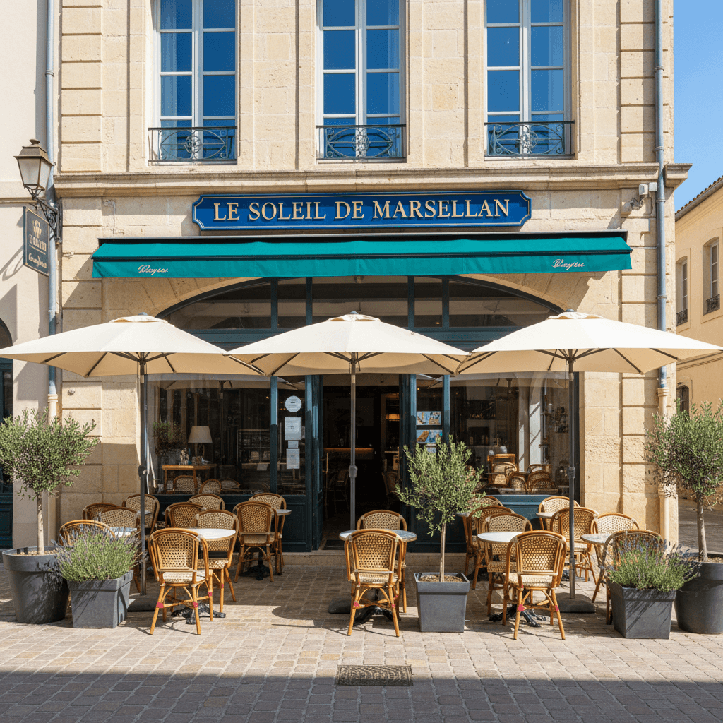 Bar-brasserie 165m² à Marseillan : terrasse - licence IV - Image 1