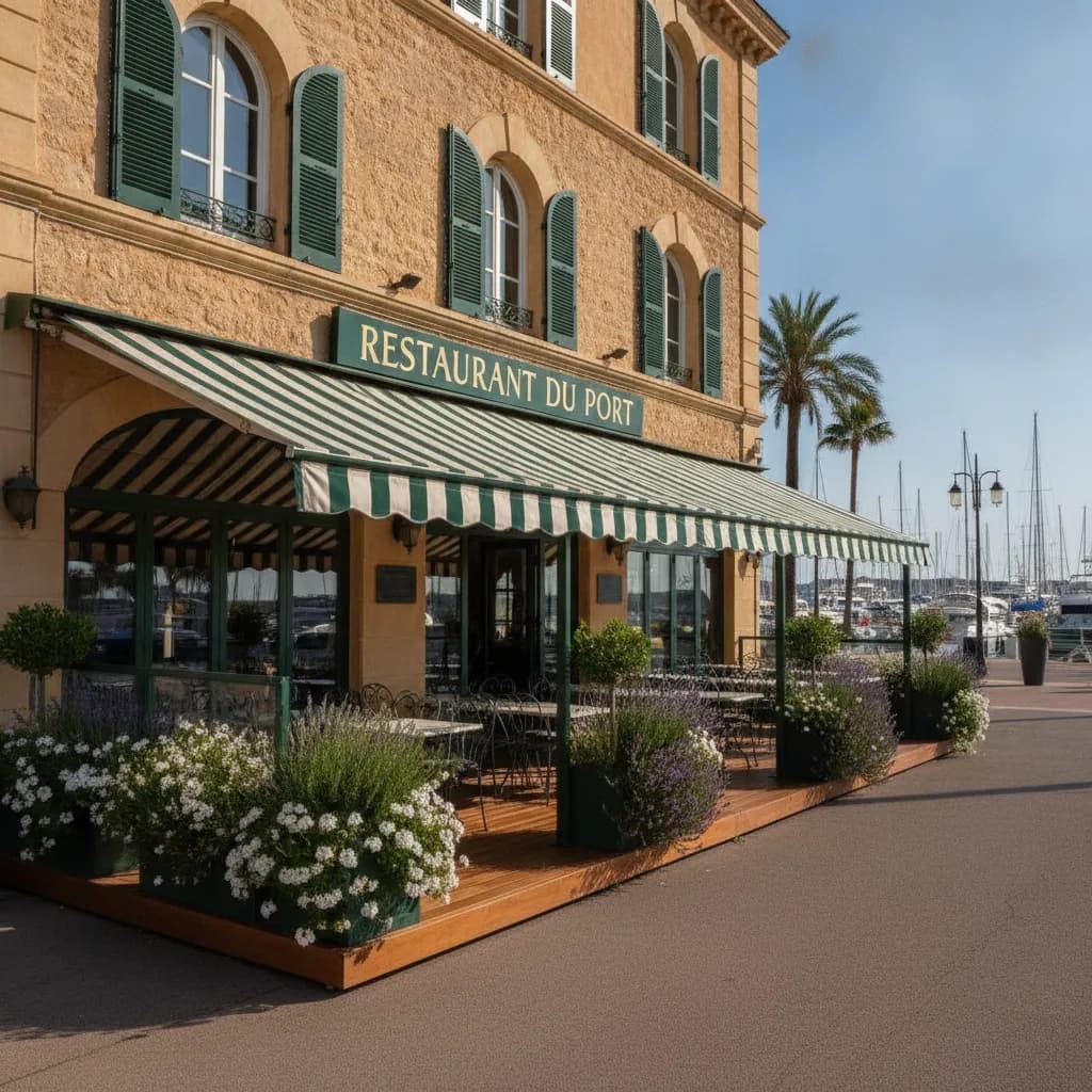 Restaurant 220m² à Villeneuve-Loubet : terrasse - licence IV - Image 1