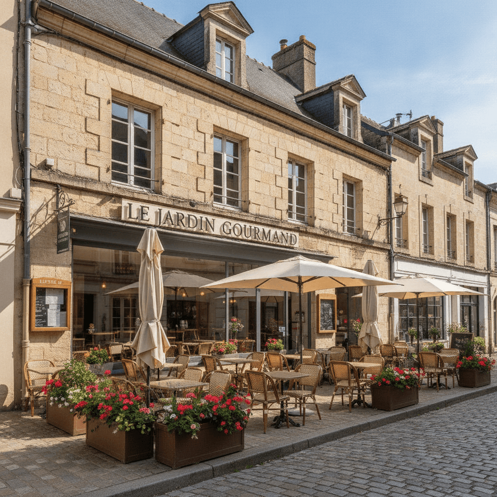 Restaurant 40m² à Sens : terrasse - licence IV
