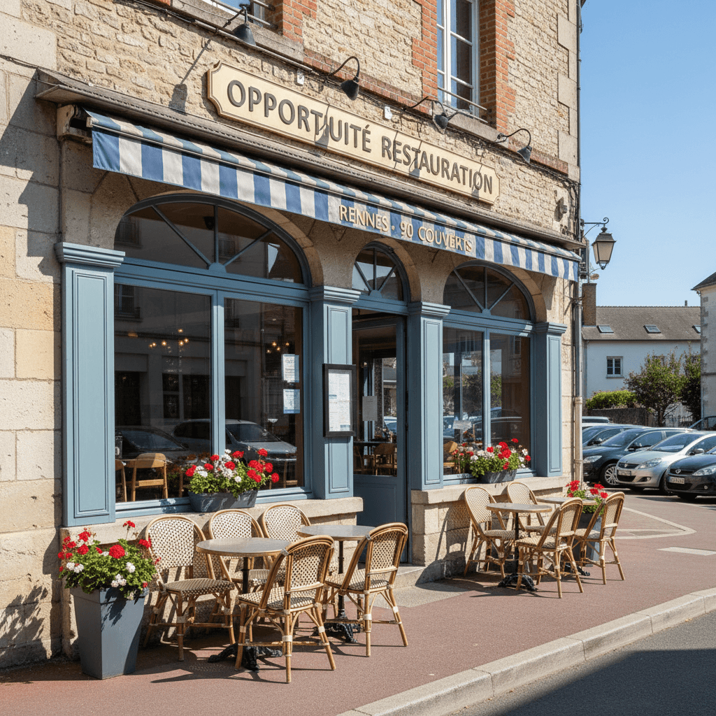 Restaurant à Rennes : terrasse - licence IV