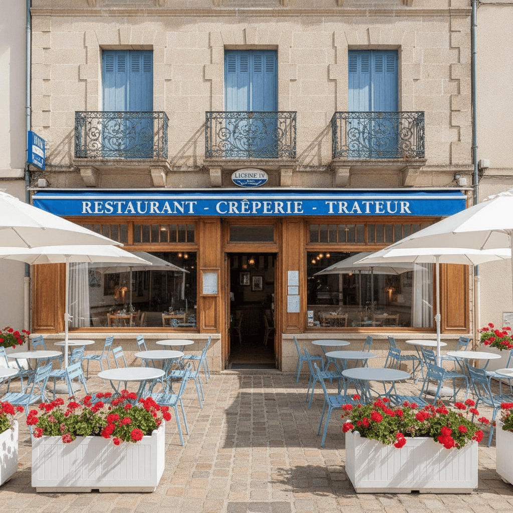Restaurant à Les Sables-D'Olonne : terrasse - licence IV - Image 1