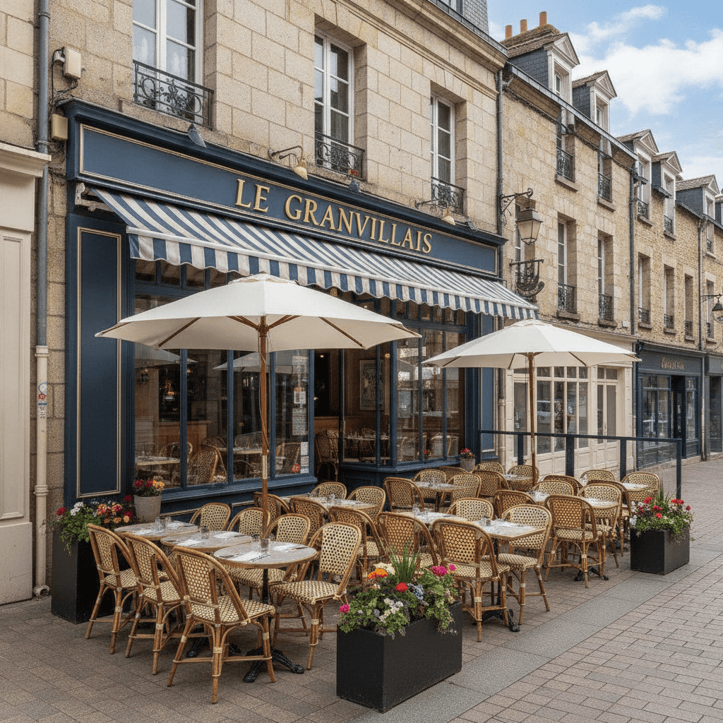 Restaurant 180m² à Granville : terrasse - licence IV - Image 1