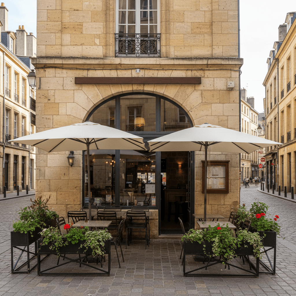 Restaurant à Bordeaux : terrasse - licence IV