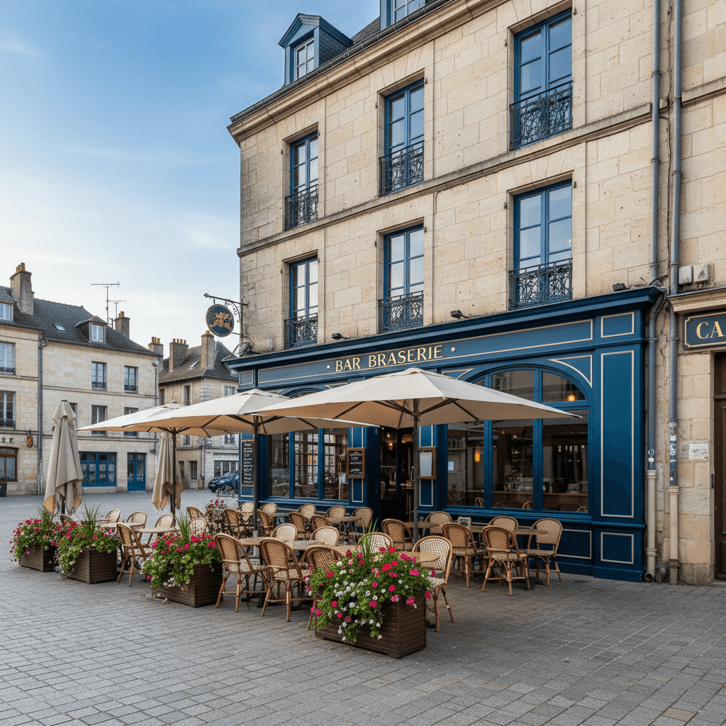 Bar-brasserie 410m² à Brive-La-Gaillarde : terrasse - licence IV - Image 1
