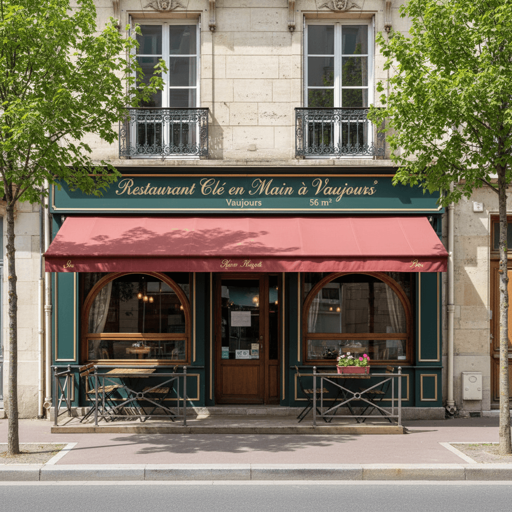 Restaurant Clé en Main à Vaujours - 56 m² - Image 1