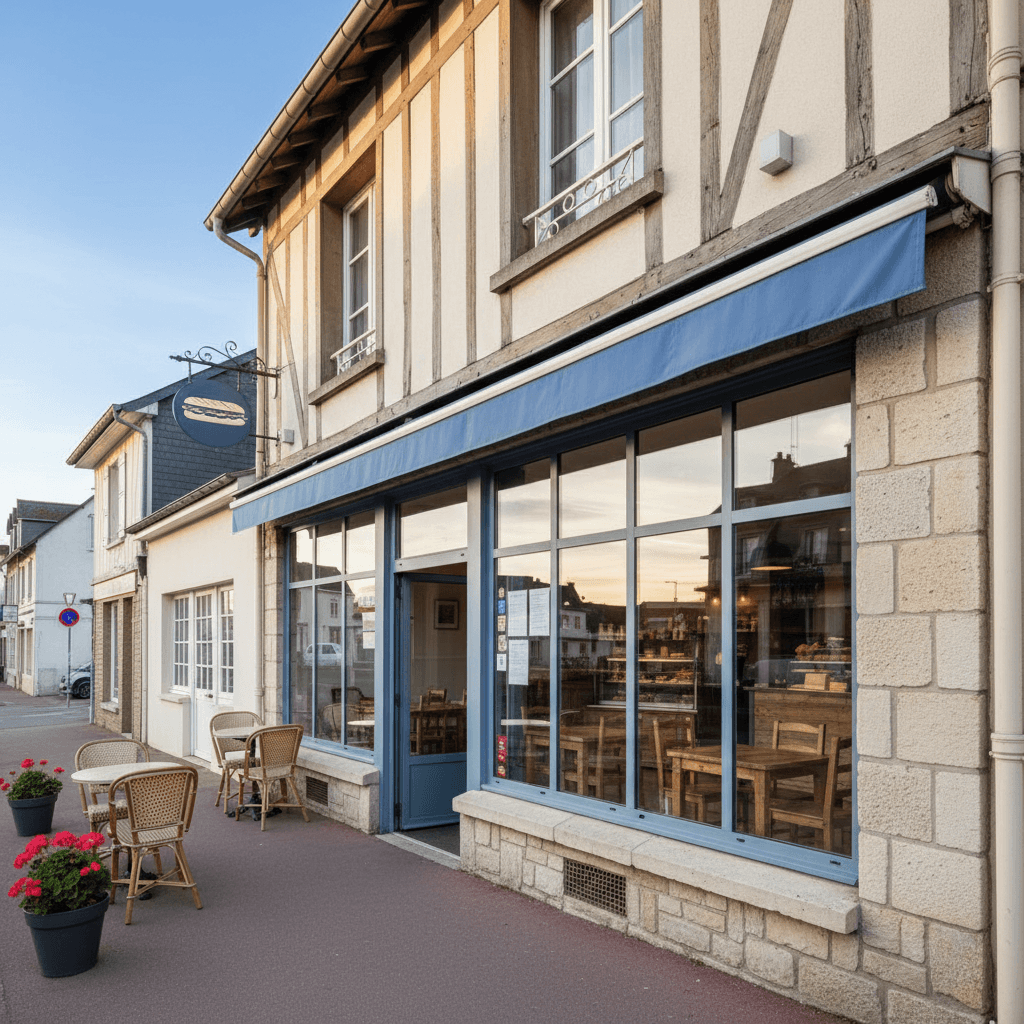 Fast-food 80m² à Trouville-Sur-Mer : terrasse - Image 1