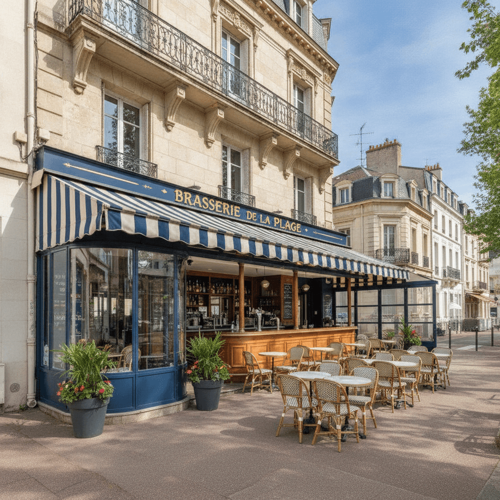 Bar-brasserie 225m² à Royan : terrasse - licence IV - Image 1