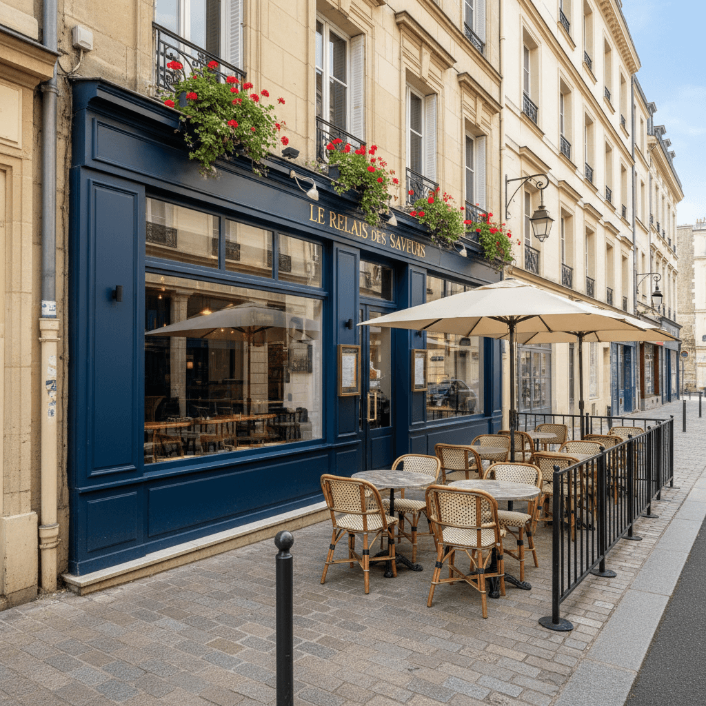 Bar-brasserie 130m² à Rue : terrasse - licence IV - Image 1