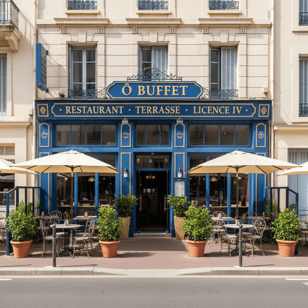 Restaurant 276m² à Marseille : terrasse - licence IV - Image 1