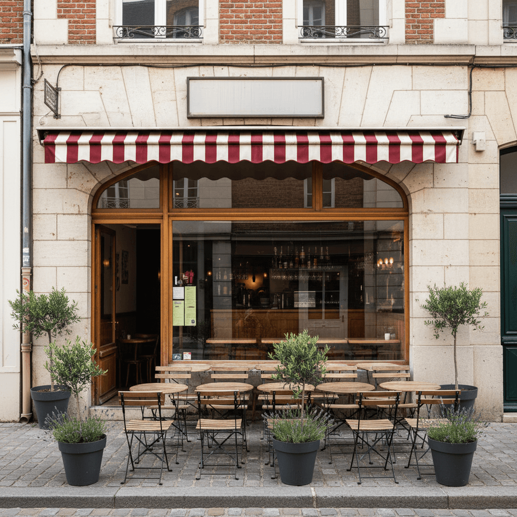 Restaurant à Lille : terrasse