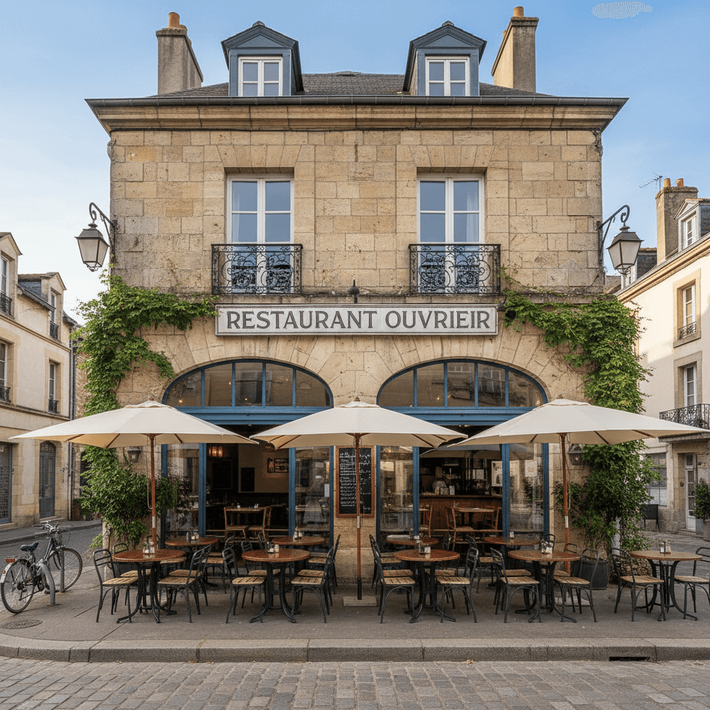 Restaurant à Caen : terrasse - Image 1