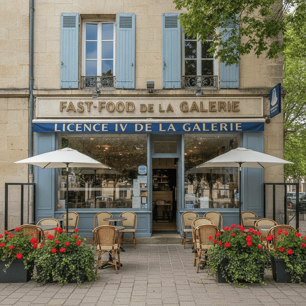 Fast-food 55m² à Talence : terrasse - licence IV - Image 1