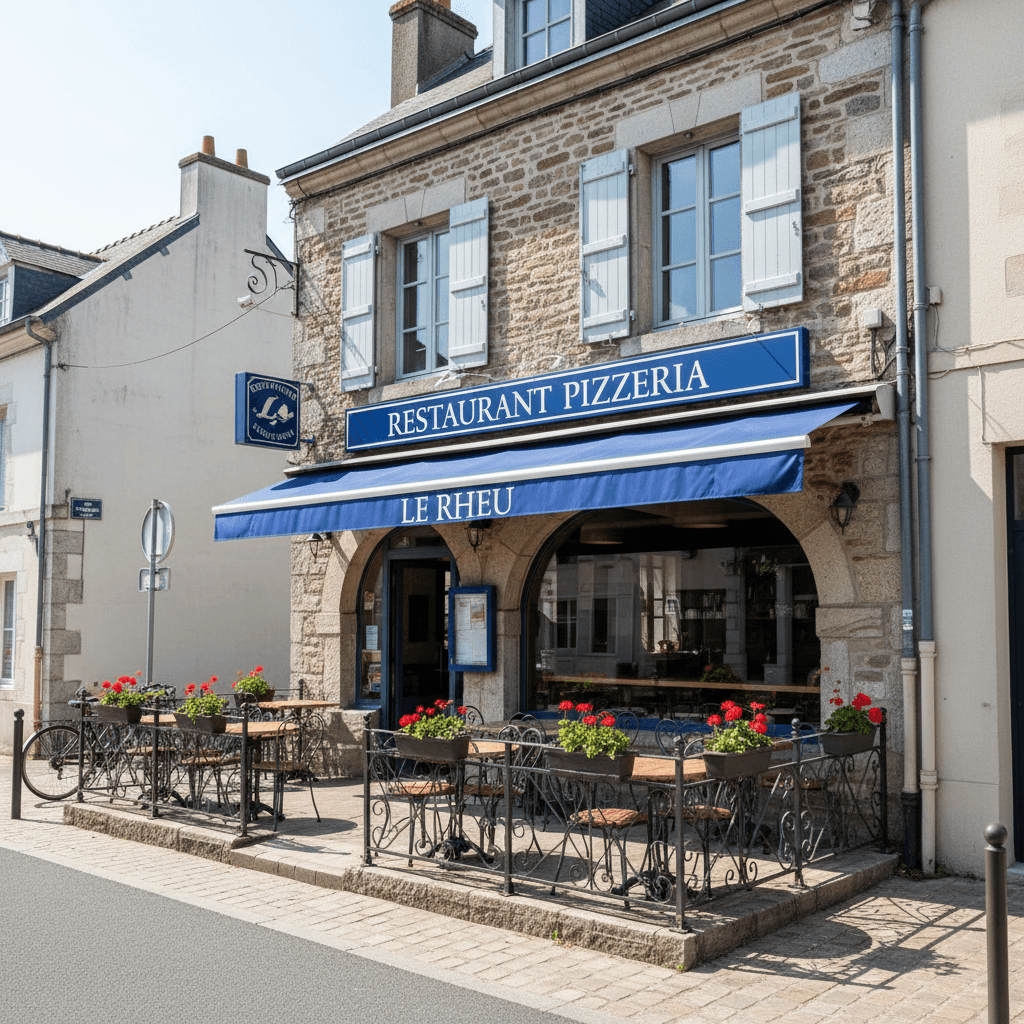 Restaurant à Le Rheu : terrasse - licence IV - Image 1