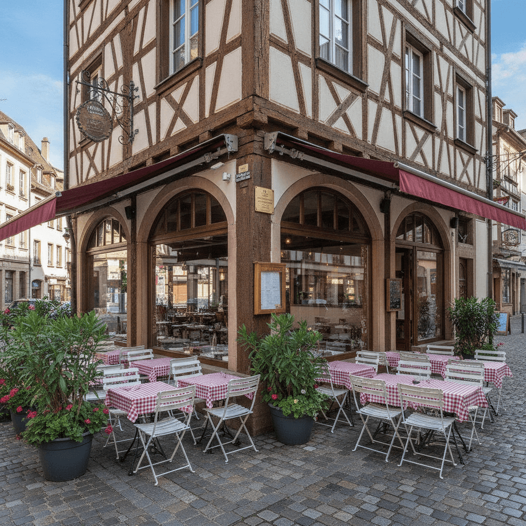 Restaurant à Strasbourg : terrasse - licence IV