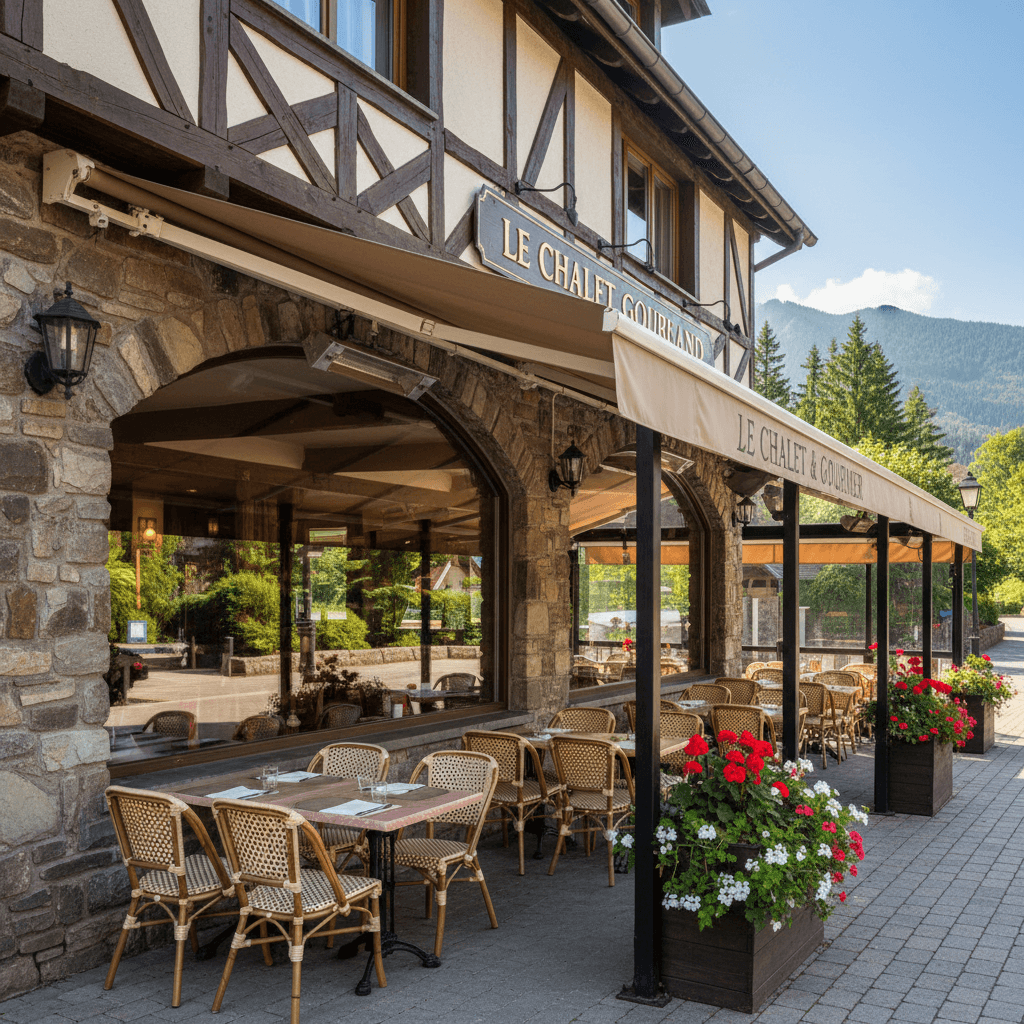 Restaurant à Gérardmer : terrasse - licence IV - Image 1