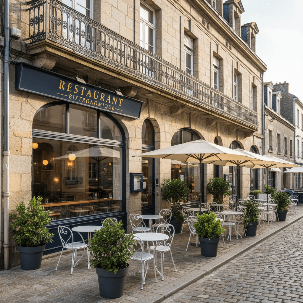 Restaurant à Vannes : terrasse - licence IV - Image 1