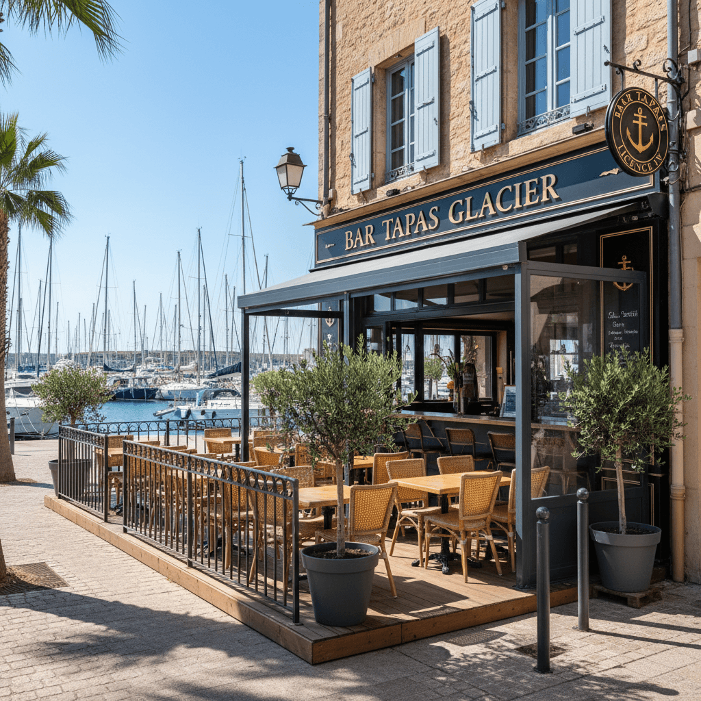 Bar-brasserie à Agde : terrasse - licence IV - Image 1