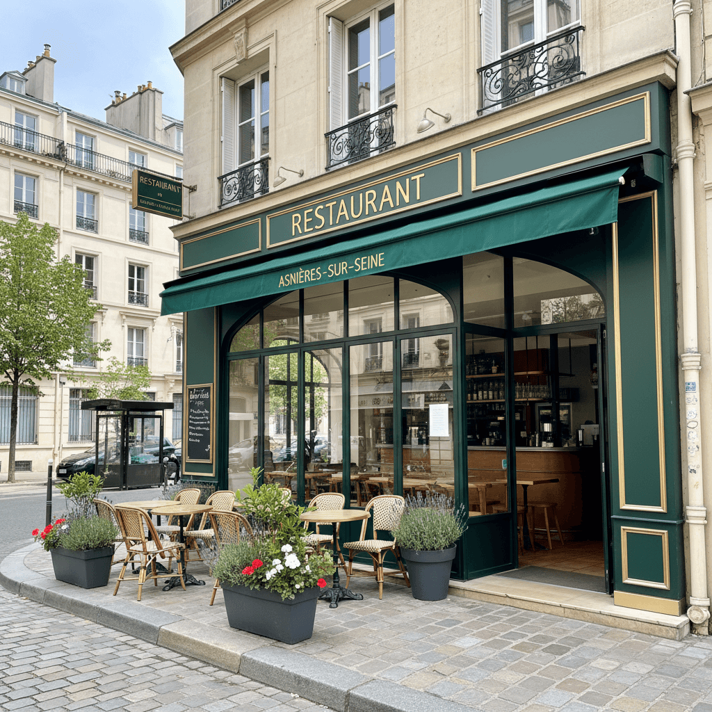 Restaurant 30m² à Asnières-sur-Seine : extraction - Image 1