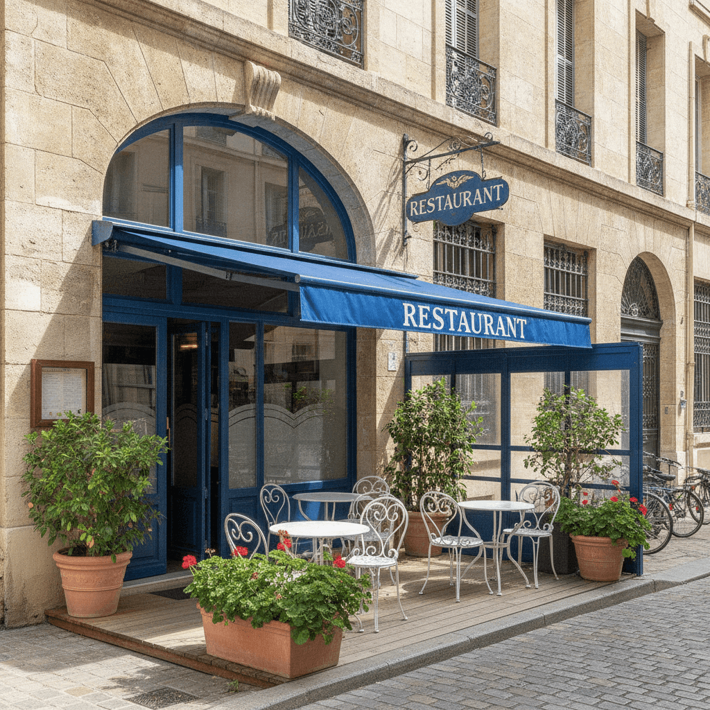Restaurant 65m² à Marseille : terrasse - licence IV
