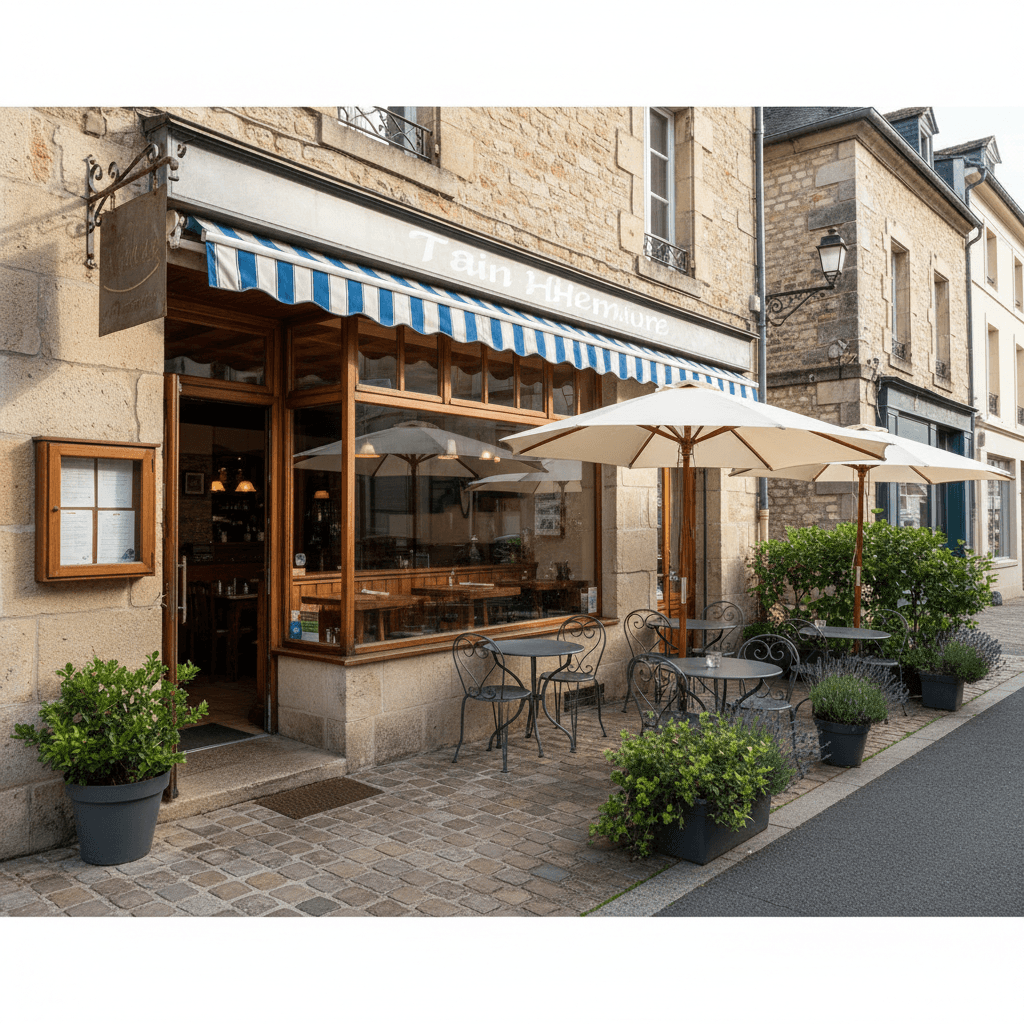 Restaurant 100m² à Tain-L'Hermitage : terrasse - licence IV - Image 1