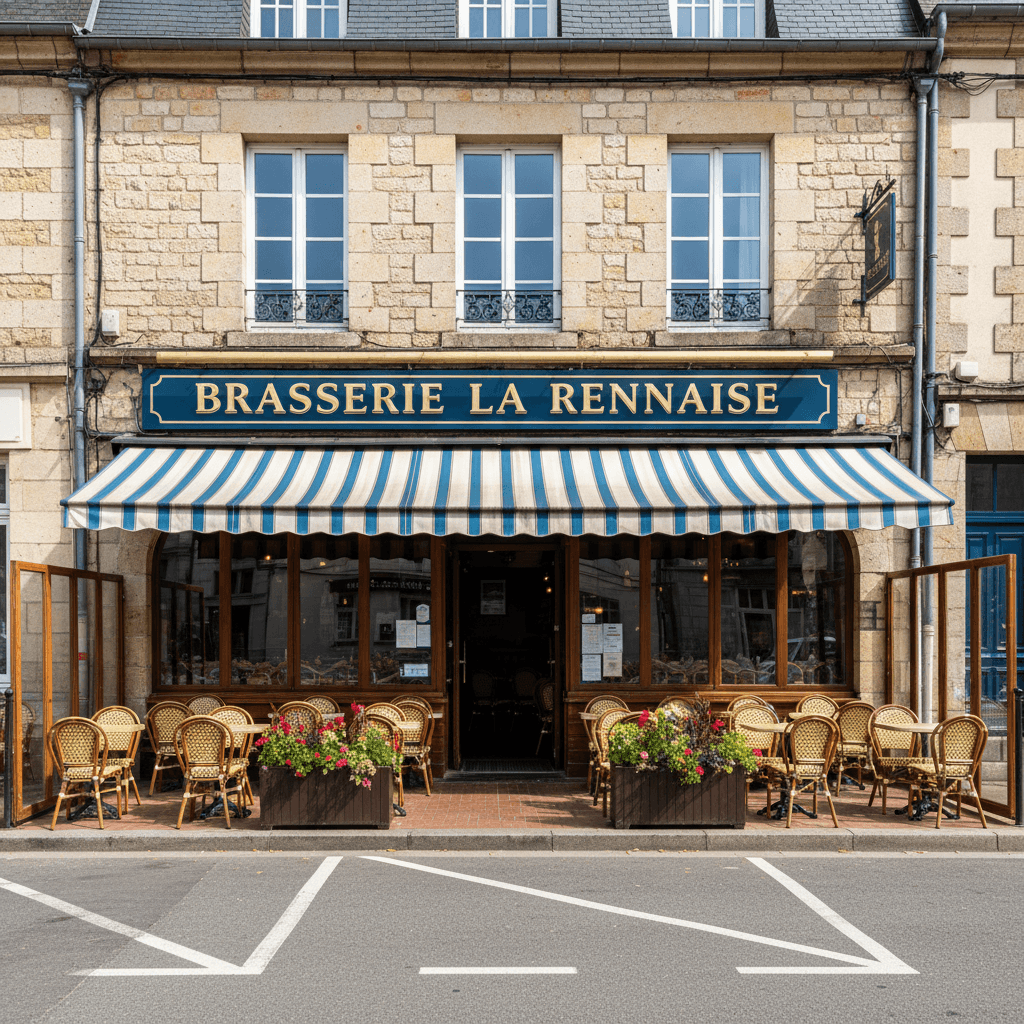 Bar-brasserie à Rennes : terrasse