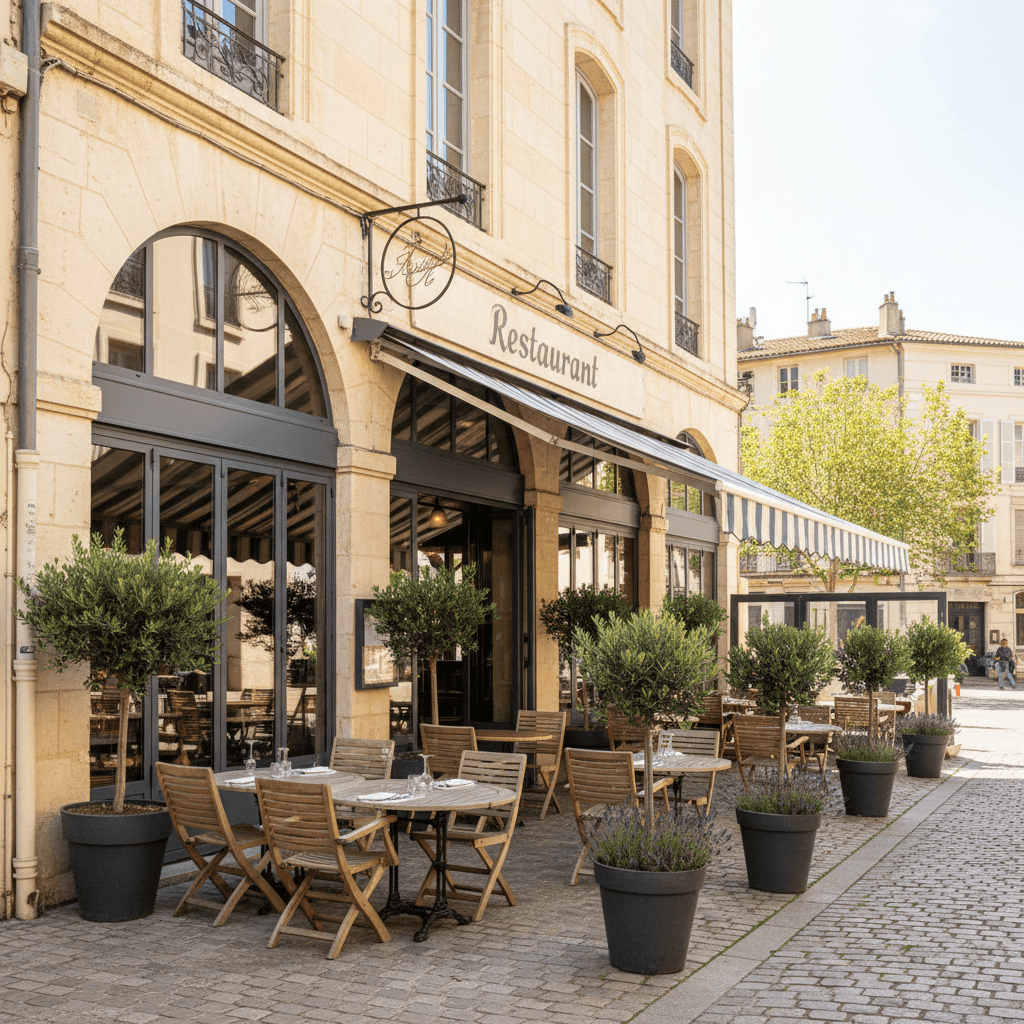 Restaurant 649m² à Narbonne : terrasse - licence IV - Image 1
