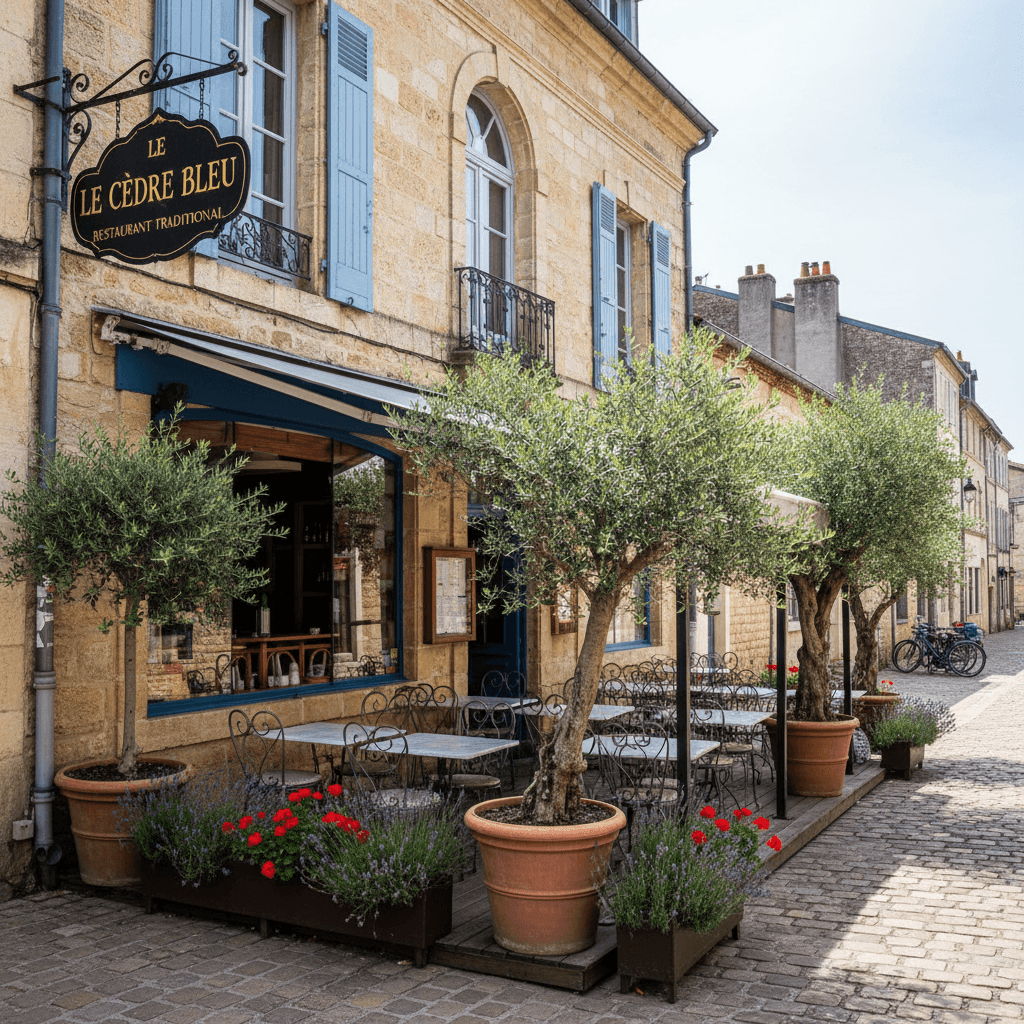 Restaurant à Libourne : terrasse - licence IV - Image 1