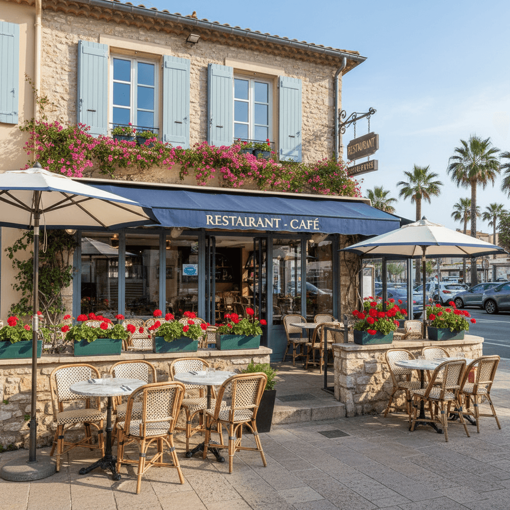 Restaurant 94m² à Cagnes-Sur-Mer : terrasse - licence IV - Image 1