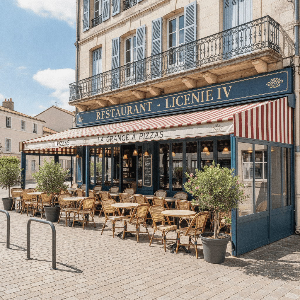 Restaurant : terrasse - licence IV - Image 1
