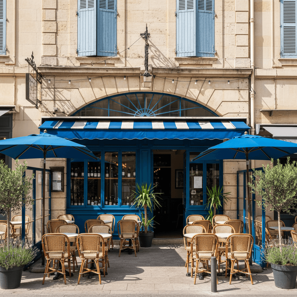Bar-brasserie 200m² à Marseille : terrasse - licence IV