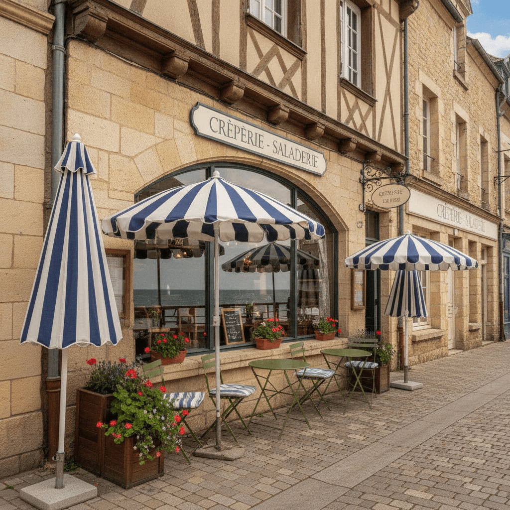 Restaurant à Caen : terrasse - cuisine équipée - Image 1