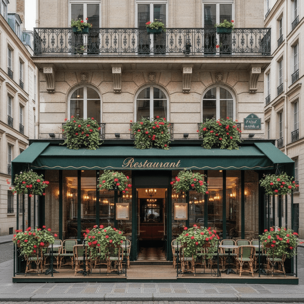 Restaurant 231m² à Paris : extraction - cuisine équipée - Image 1