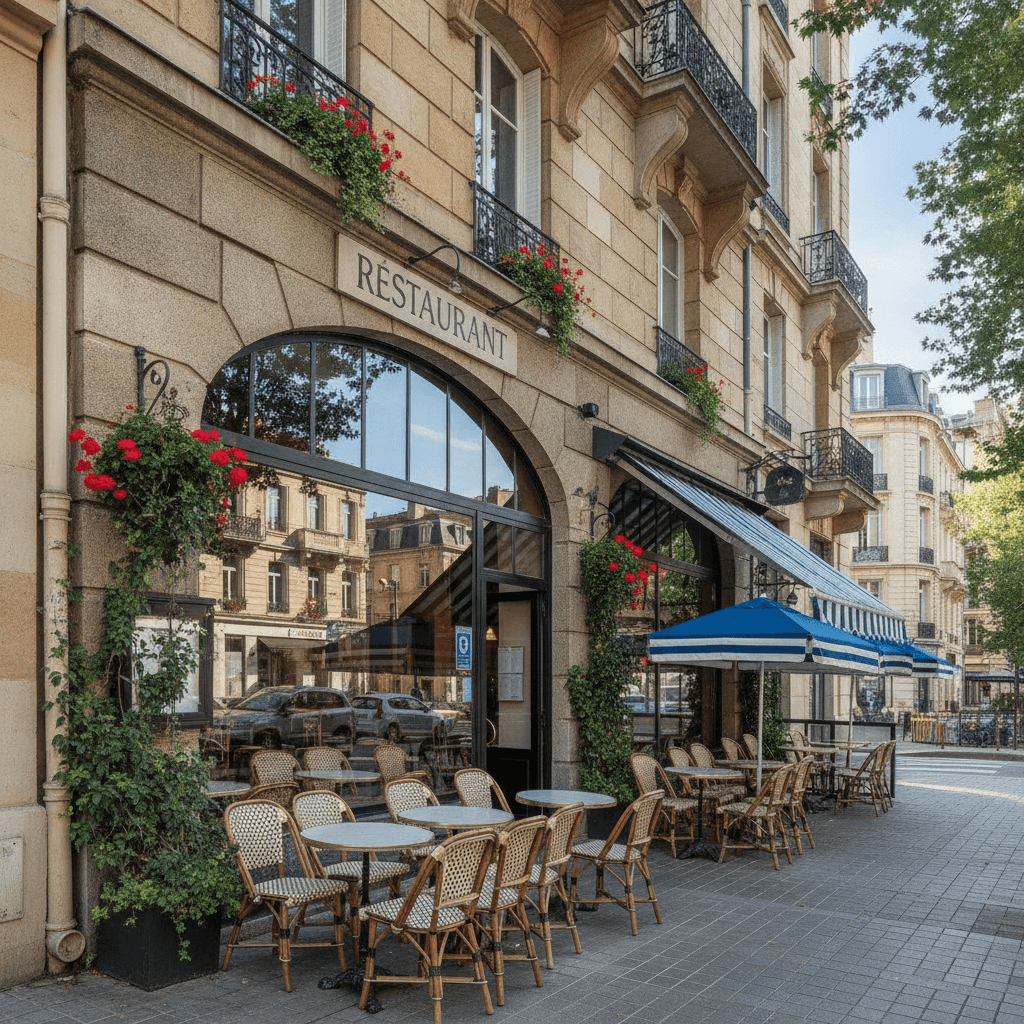 Restaurant 374m² à Lyon : terrasse - licence IV