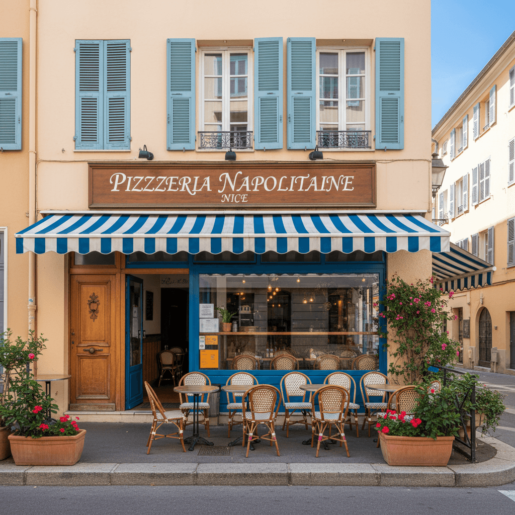 Restaurant 61m² à Nice : terrasse - licence IV