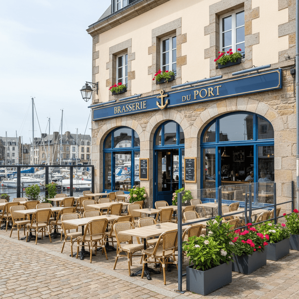 Bar-brasserie à Vannes : terrasse - licence IV - Image 1