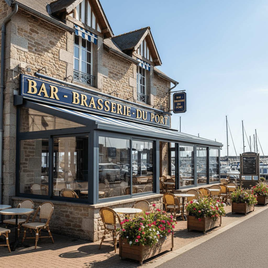 Bar-brasserie à Les Sables-D'Olonne : terrasse - licence IV - Image 1