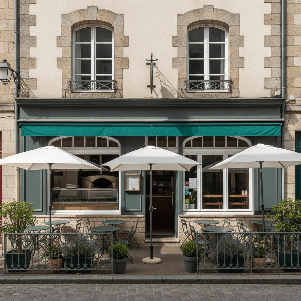 Restaurant 100m² à Fougères : terrasse - licence IV - Image 1