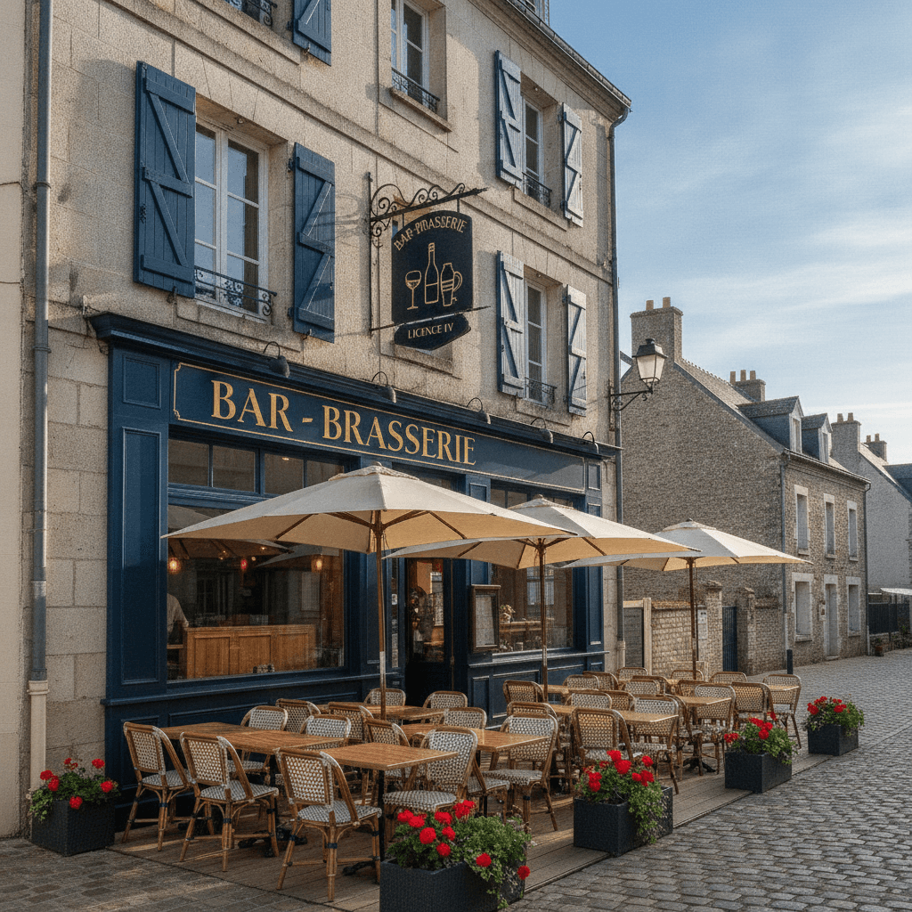 Bar-brasserie 270m² à Saint-Valery-Sur-Somme : terrasse - licence IV - Image 1
