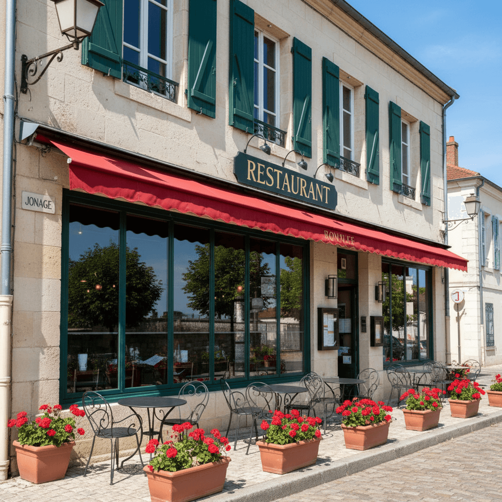 Restaurant 50m² à Jonage : terrasse - licence IV - Image 1