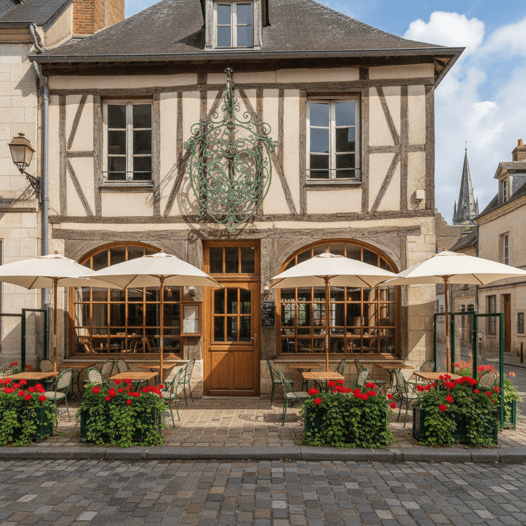 Restaurant 212m² à Senlis : terrasse - licence IV - Image 1