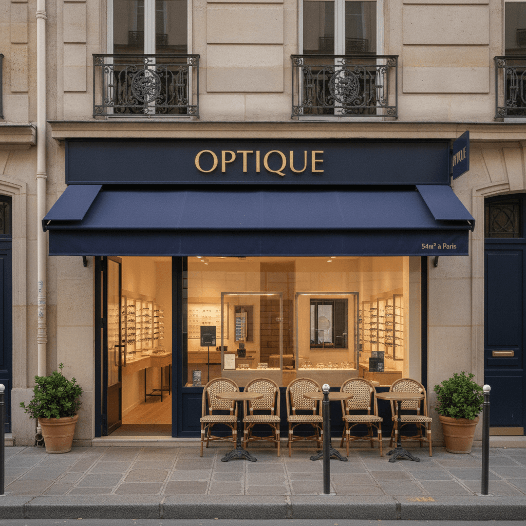 Optique 54m² à Paris