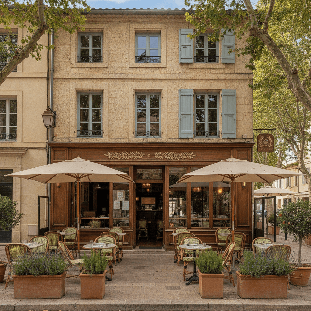 Restaurant 200m² à Aix-En-Provence : terrasse - licence IV