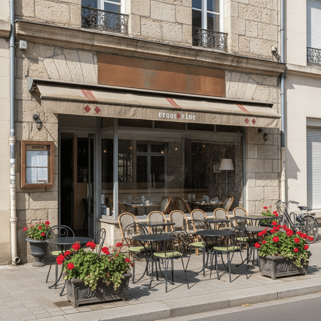 Restaurant 60m² à Clermont-Ferrand : terrasse - licence IV