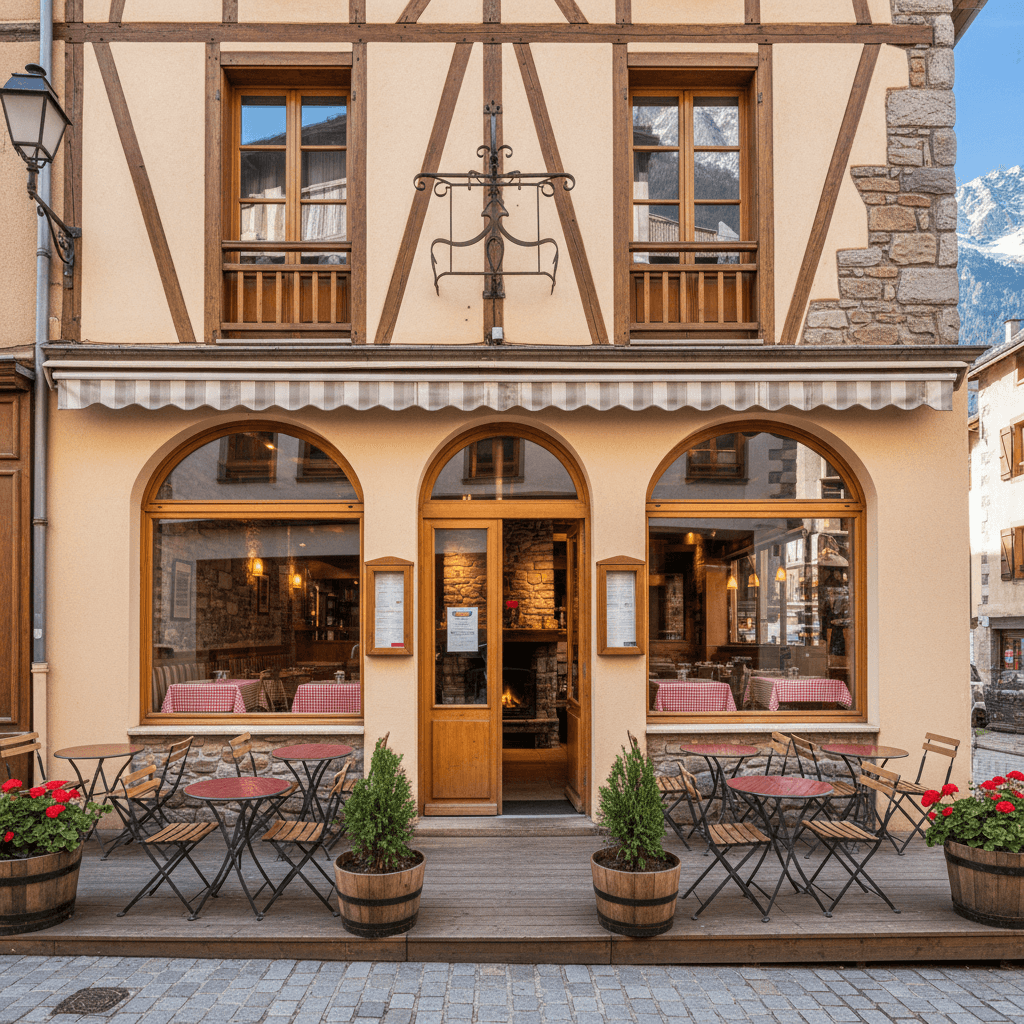 Restaurant 180m² à Briançon : terrasse - licence IV - Image 1