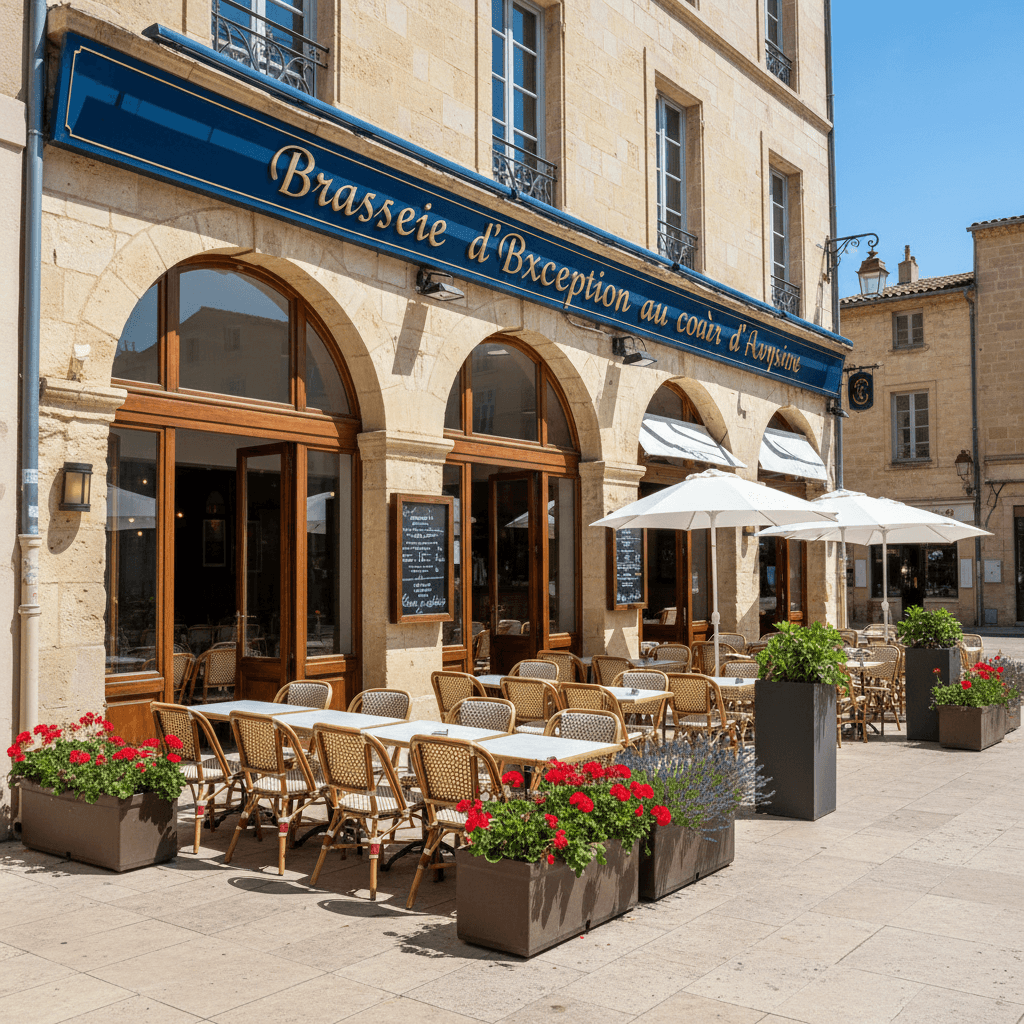 Bar-brasserie 200m² à Avignon : terrasse - licence IV - Image 1