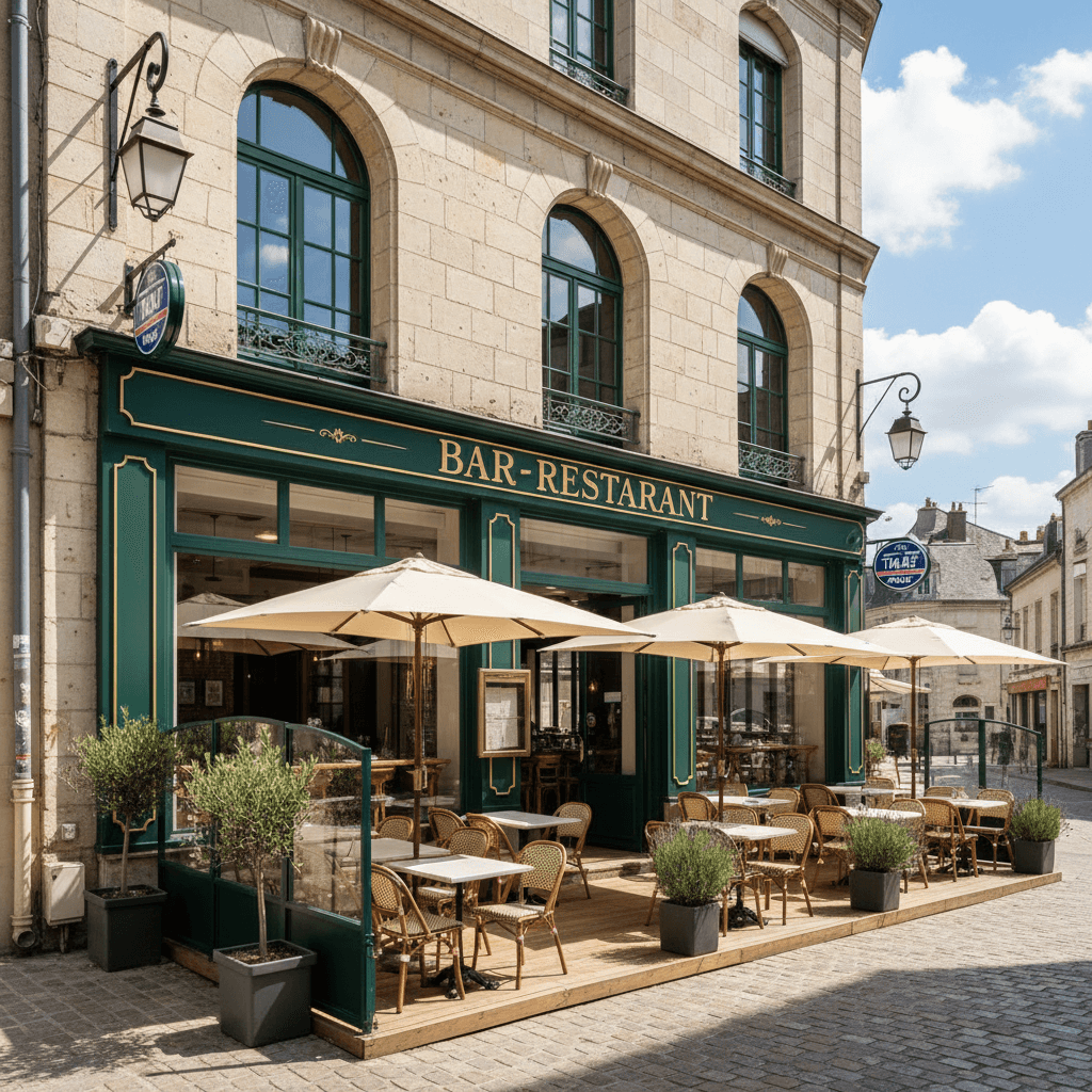 Restaurant à Laval : terrasse - licence IV - Image 1