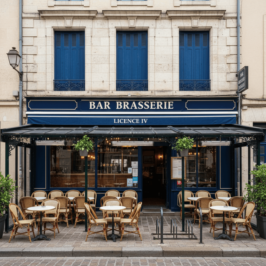 Bar-brasserie à Mont-De-Marsan : terrasse - licence IV - Image 1
